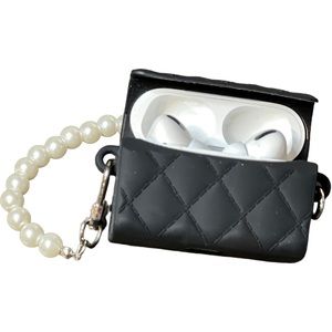 AirPod Pro Soft Case - Purse Shaped with Pearl Accent Handle (1st Generation